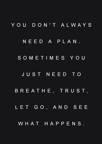 ​Je hebt niet altijd een plan nodig